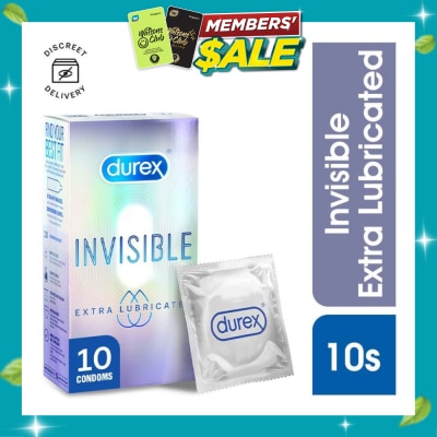 DUREX Invisible Extra Lubricated Condoms 10s image