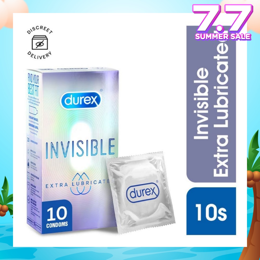 Invisible Extra Lubricated Condoms 10s