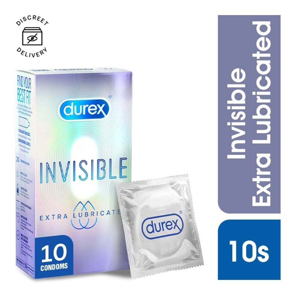 Invisible Extra Lubricated Condoms 10s