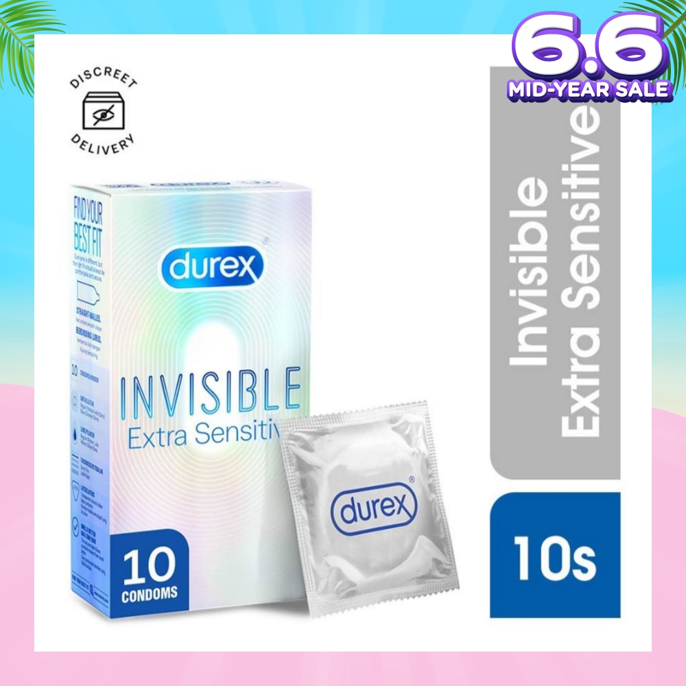 Invisible Extra Sensitive Condoms 10s
