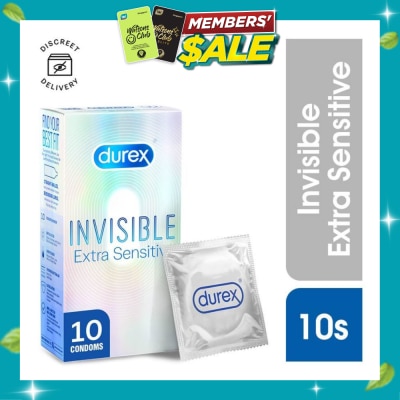DUREX Invisible Extra Sensitive Condoms 10s image