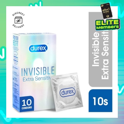 DUREX Invisible Extra Sensitive Condoms 10s