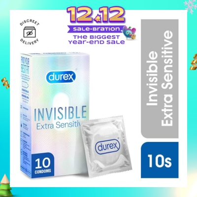 DUREX Invisible Extra Sensitive Condoms 10s