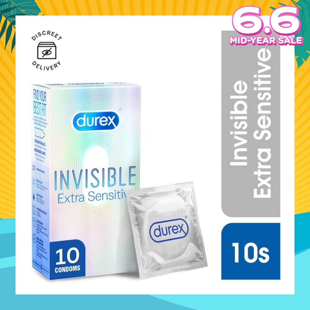 Invisible Extra Sensitive Condoms 10s