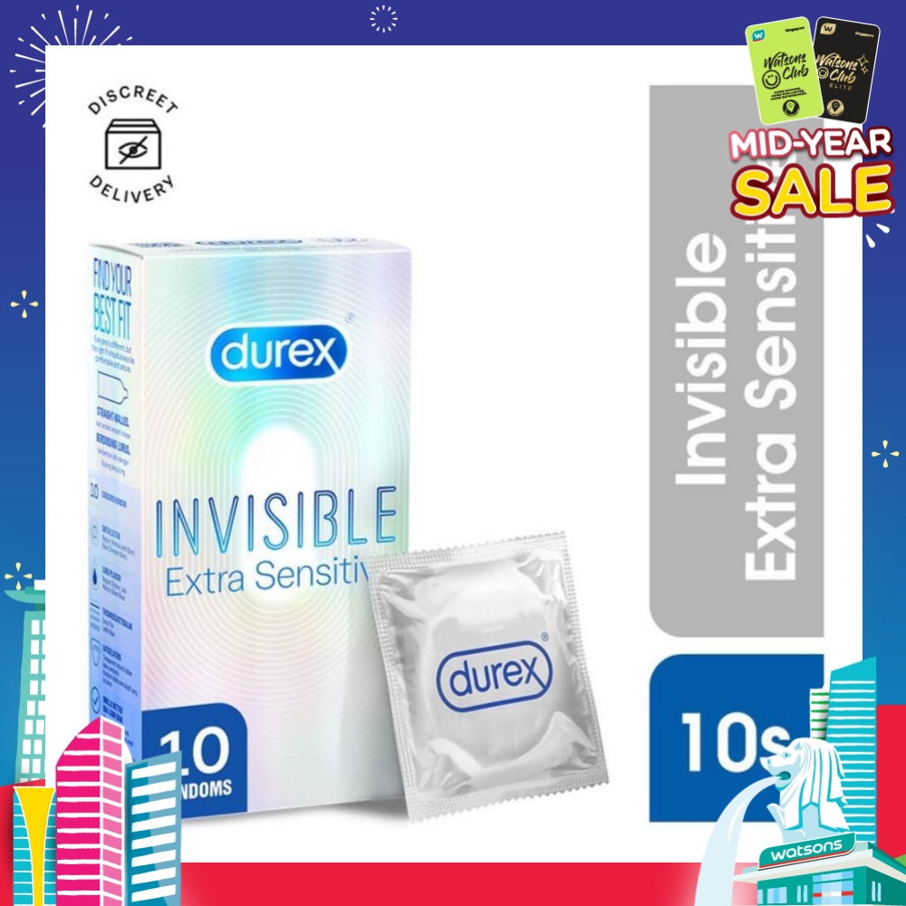 Invisible Extra Sensitive Condoms 10s