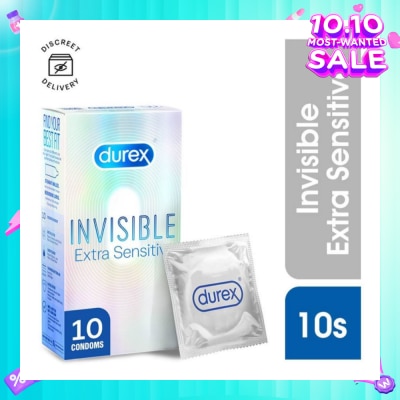 DUREX Invisible Extra Sensitive Condoms 10s