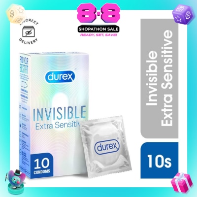 DUREX - Invisible Extra Sensitive Condoms 10s