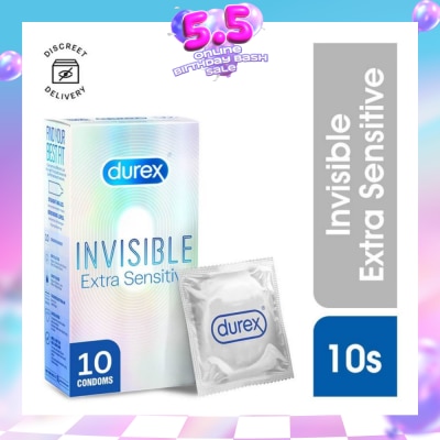 DUREX - Invisible Extra Sensitive Condoms 10s