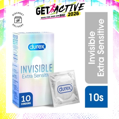 DUREX - Invisible Extra Sensitive Condoms 10s image