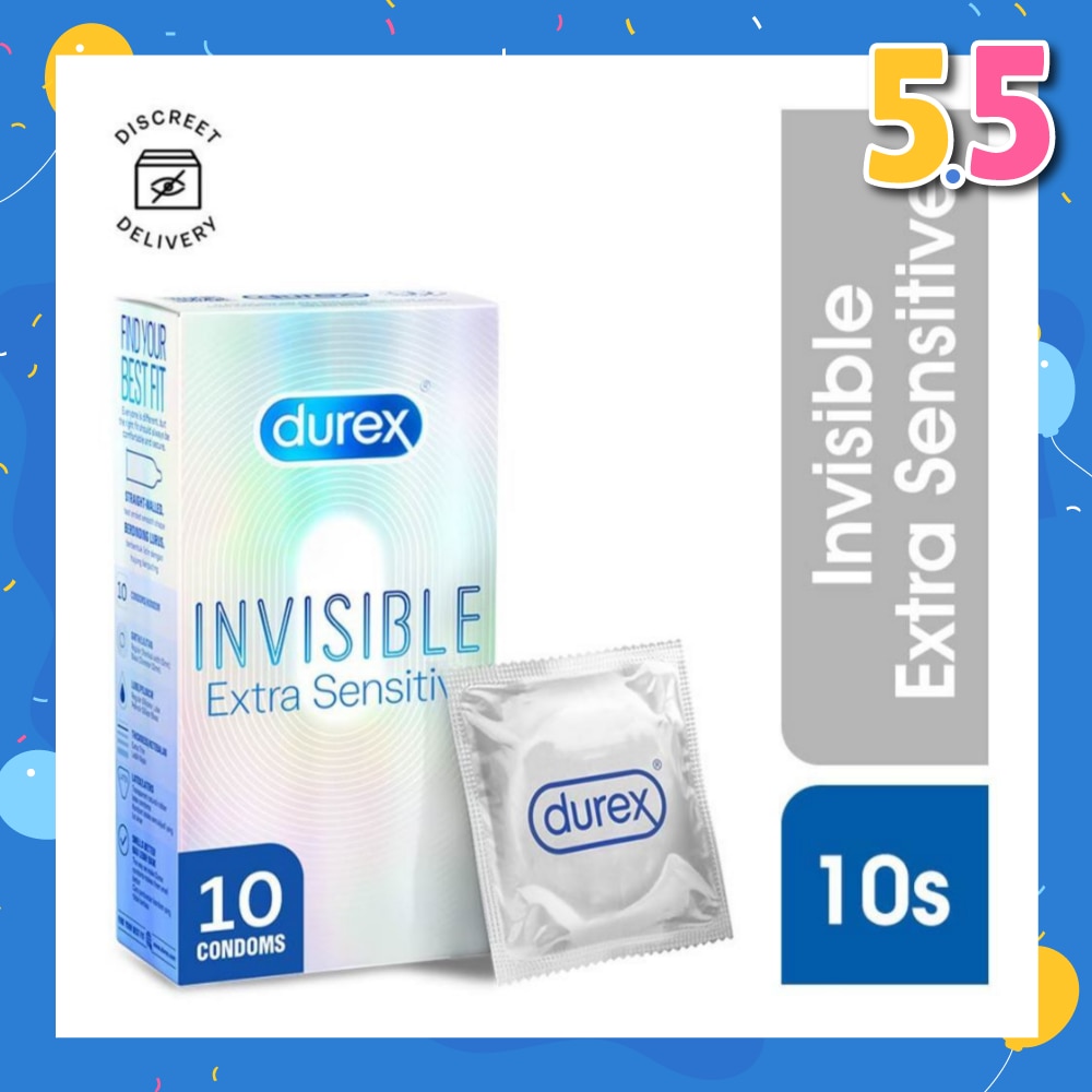 Invisible Extra Sensitive Condoms 10s