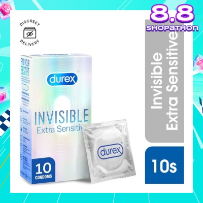DUREX Invisible Extra Sensitive Condoms 10s