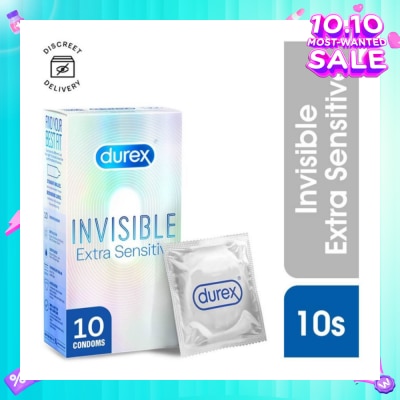 DUREX Invisible Extra Sensitive Condoms 10s