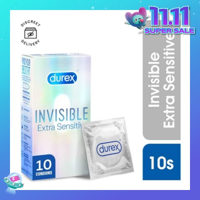DUREX Invisible Extra Sensitive Condoms 10s