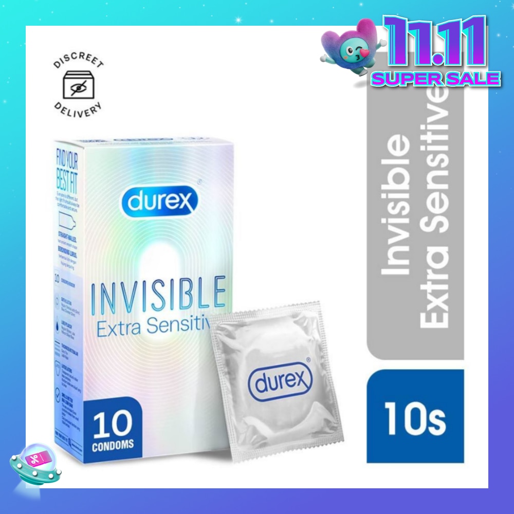 Invisible Extra Sensitive Condoms 10s