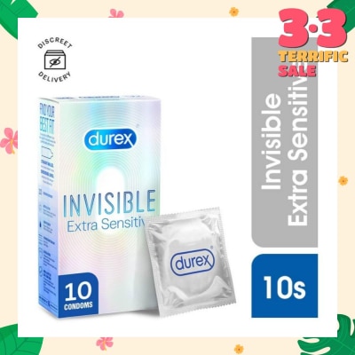 DUREX Invisible Extra Sensitive Condoms 10s