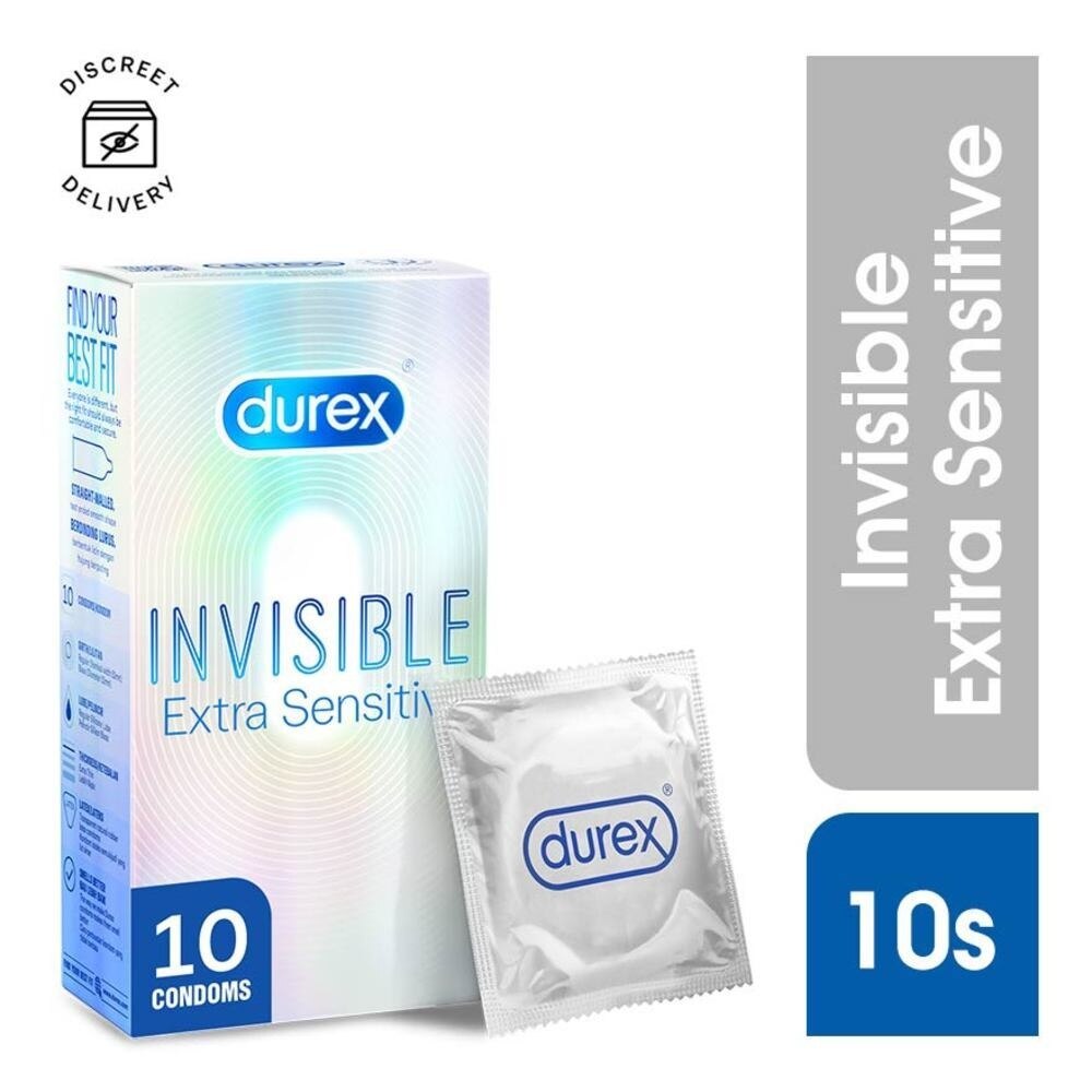 DUREX Invisible Extra Sensitive Condoms 10s | Sexual Wellness
