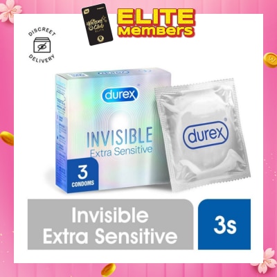 DUREX Invisible Extra Sensitive Condoms 3s
