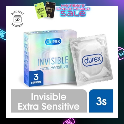 DUREX Invisible Extra Sensitive Condoms 3s