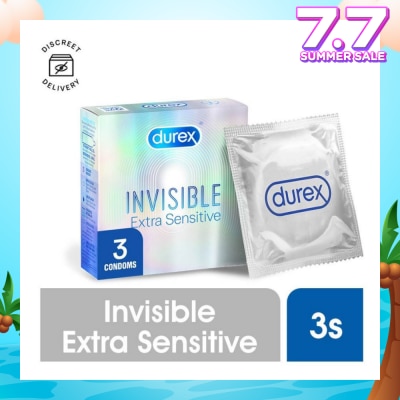 DUREX Invisible Extra Sensitive Condoms 3s