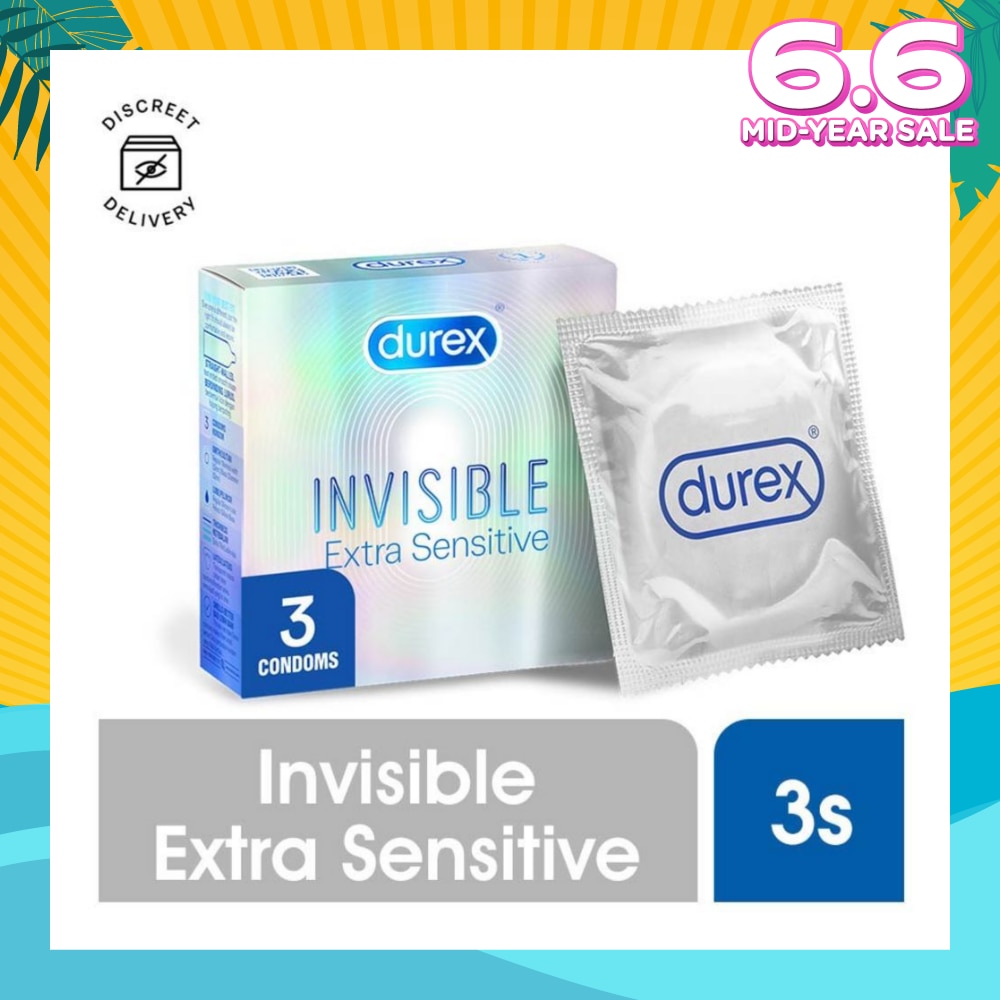 Invisible Extra Sensitive Condoms 3s