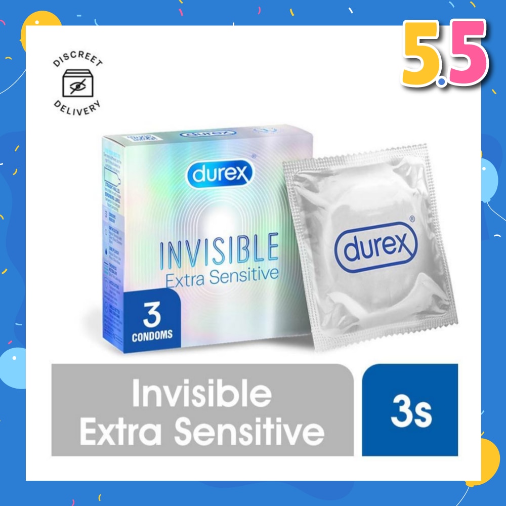 Invisible Extra Sensitive Condoms 3s