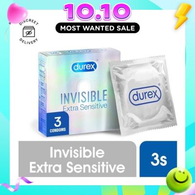 DUREX Invisible Extra Sensitive Condoms 3s image