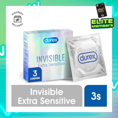 DUREX Invisible Extra Sensitive Condoms 3s