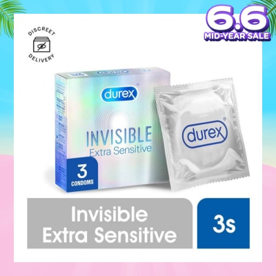 DUREX Invisible Extra Sensitive Condoms 3s