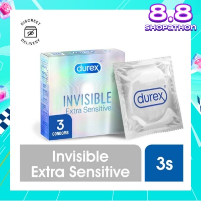 DUREX Invisible Extra Sensitive Condoms 3s