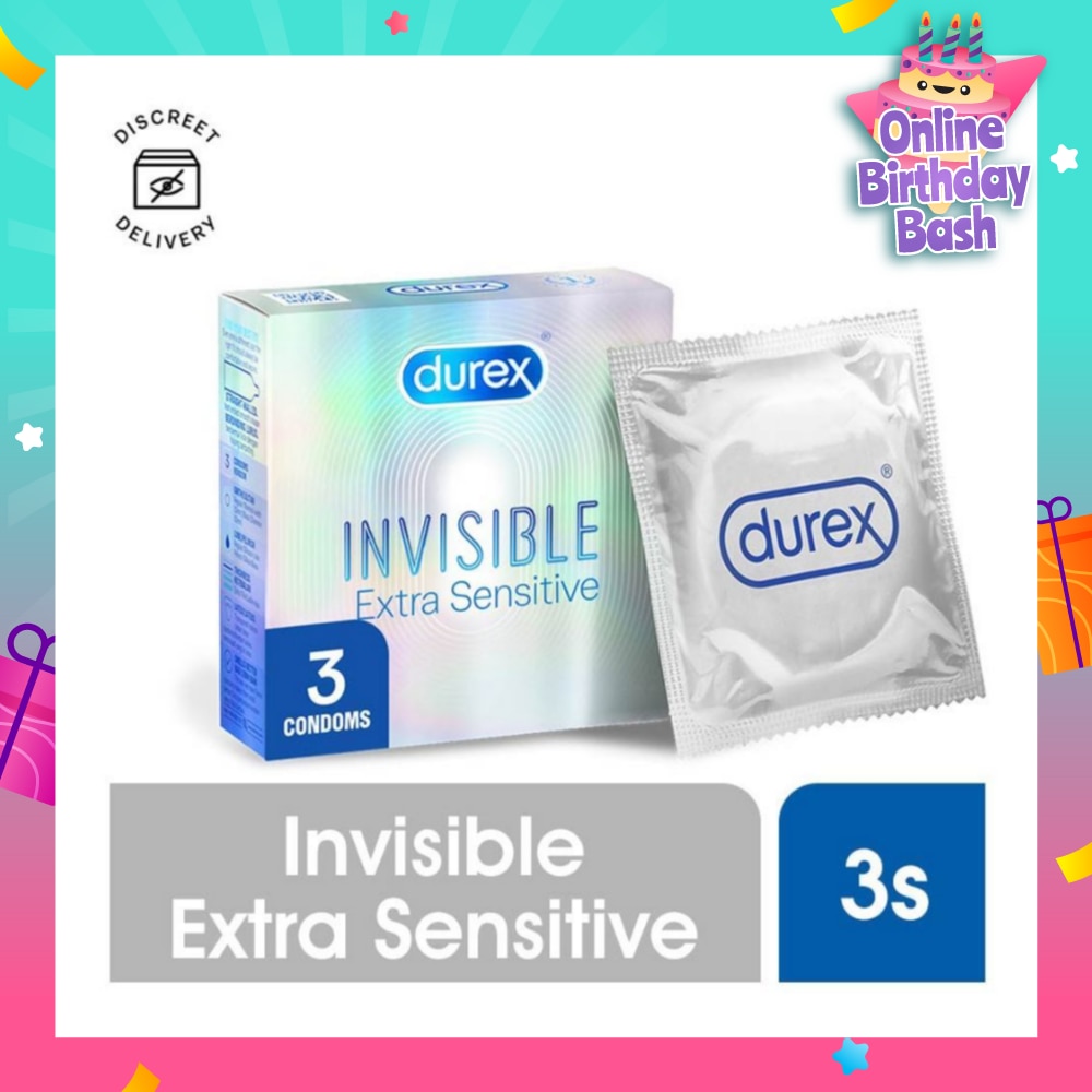 Invisible Extra Sensitive Condoms 3s