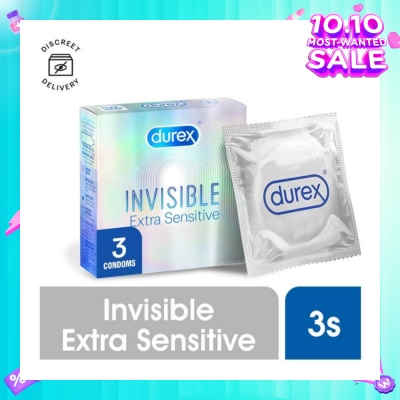 DUREX Invisible Extra Sensitive Condoms 3s