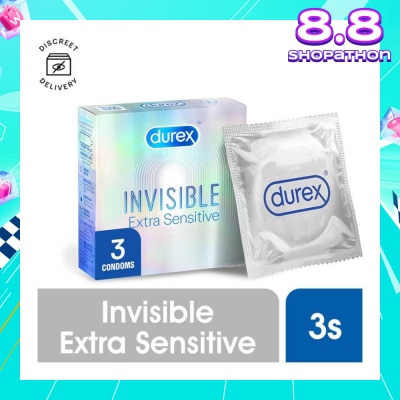 DUREX Invisible Extra Sensitive Condoms 3s