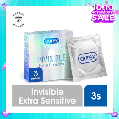 DUREX Invisible Extra Sensitive Condoms 3s