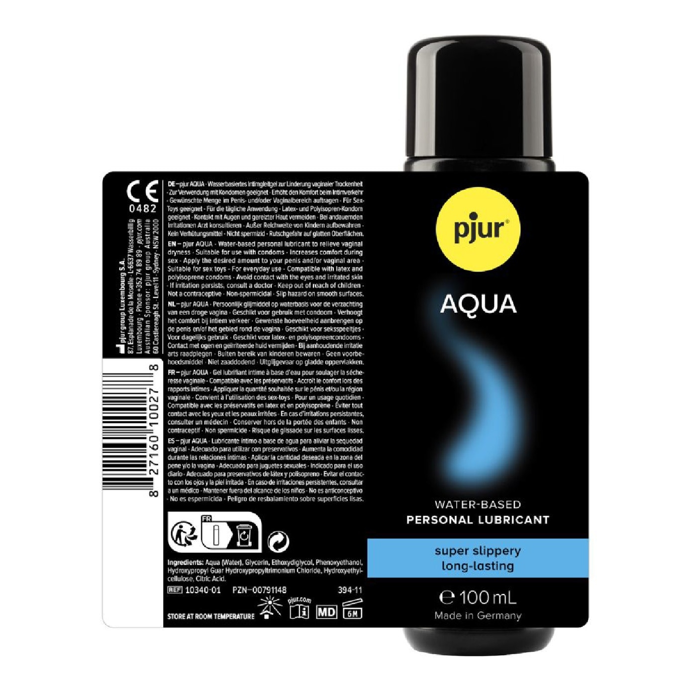 Aqua Personal Water-Based Lubricant 100ml