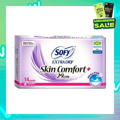 SOFY Extra Dry Night Slim Wing 29cm 14s