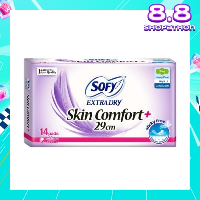 SOFY Extra Dry Night Slim Wing 29cm 14s
