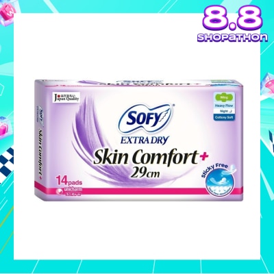 SOFY Extra Dry Night Slim Wing 29cm 14s