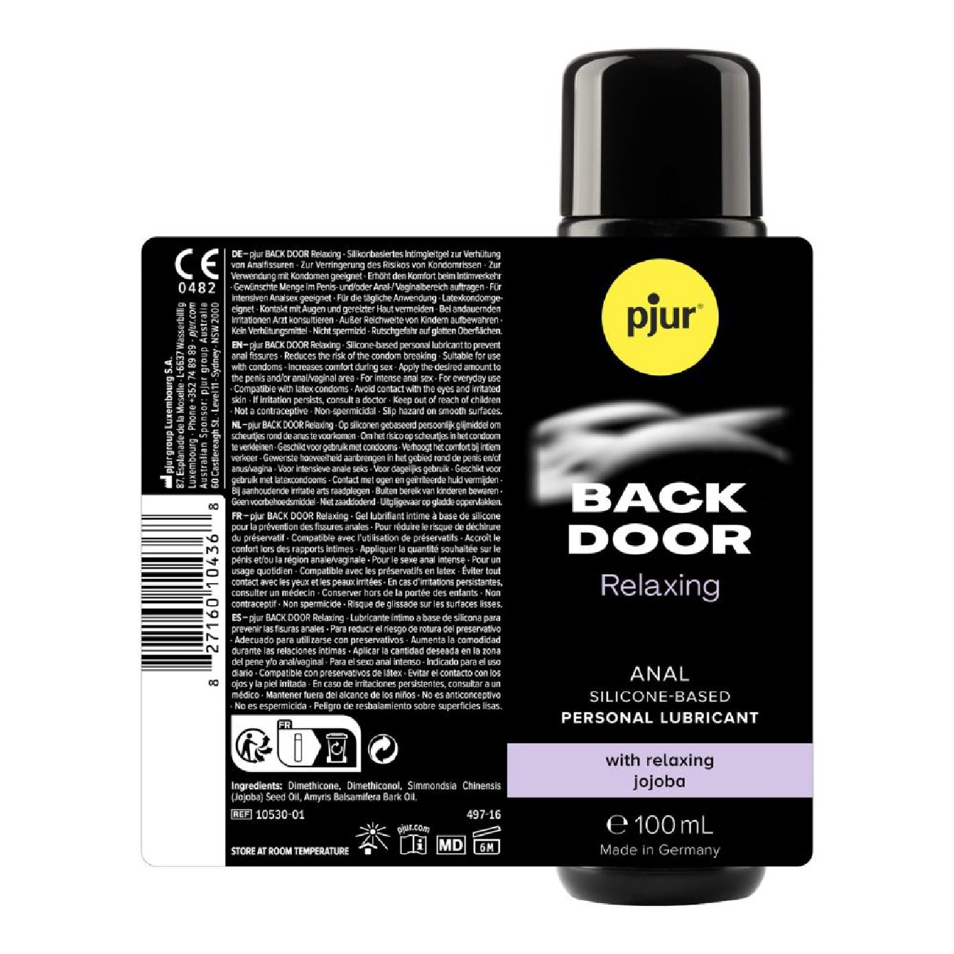 Back Door Relaxing Anal Glide Silicone Based Lubricant 100ml
