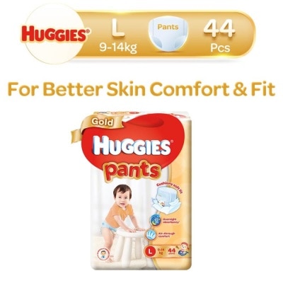 HUGGIES Gold Pants Size L (For 9kg to 14kg) 44s