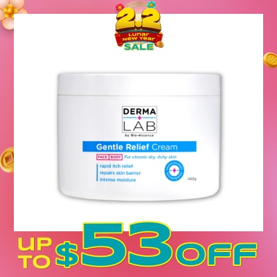 DERMA LAB Gentle Relief Cream (For Chronic Dry Itchy Skin) 450g