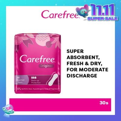 CAREFREE Carefree Original Shower Fresh Panty Liners 30s