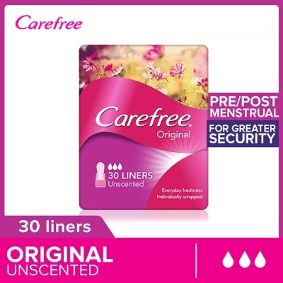 CAREFREE Original Unscented Panty Liners 30s