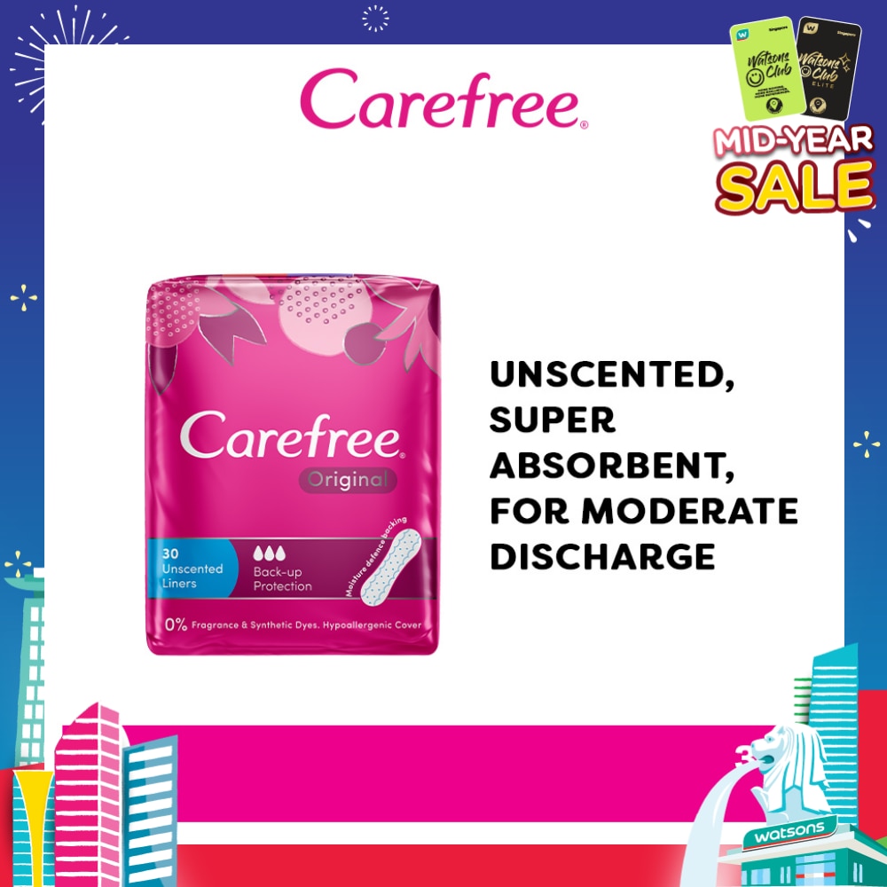 Original Unscented Panty Liners 30s