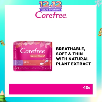 CAREFREE Carefree Barely There Scented Shower Fresh Panty Liners 42s