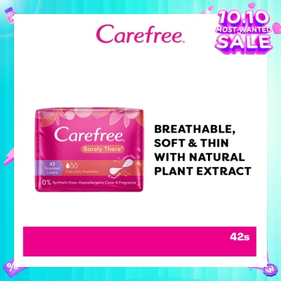 CAREFREE Carefree Barely There Scented Shower Fresh Panty Liners 42s