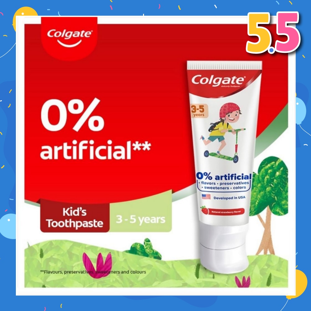 Kids Floride Free Toothpaste 80g (From 3-5 Years)