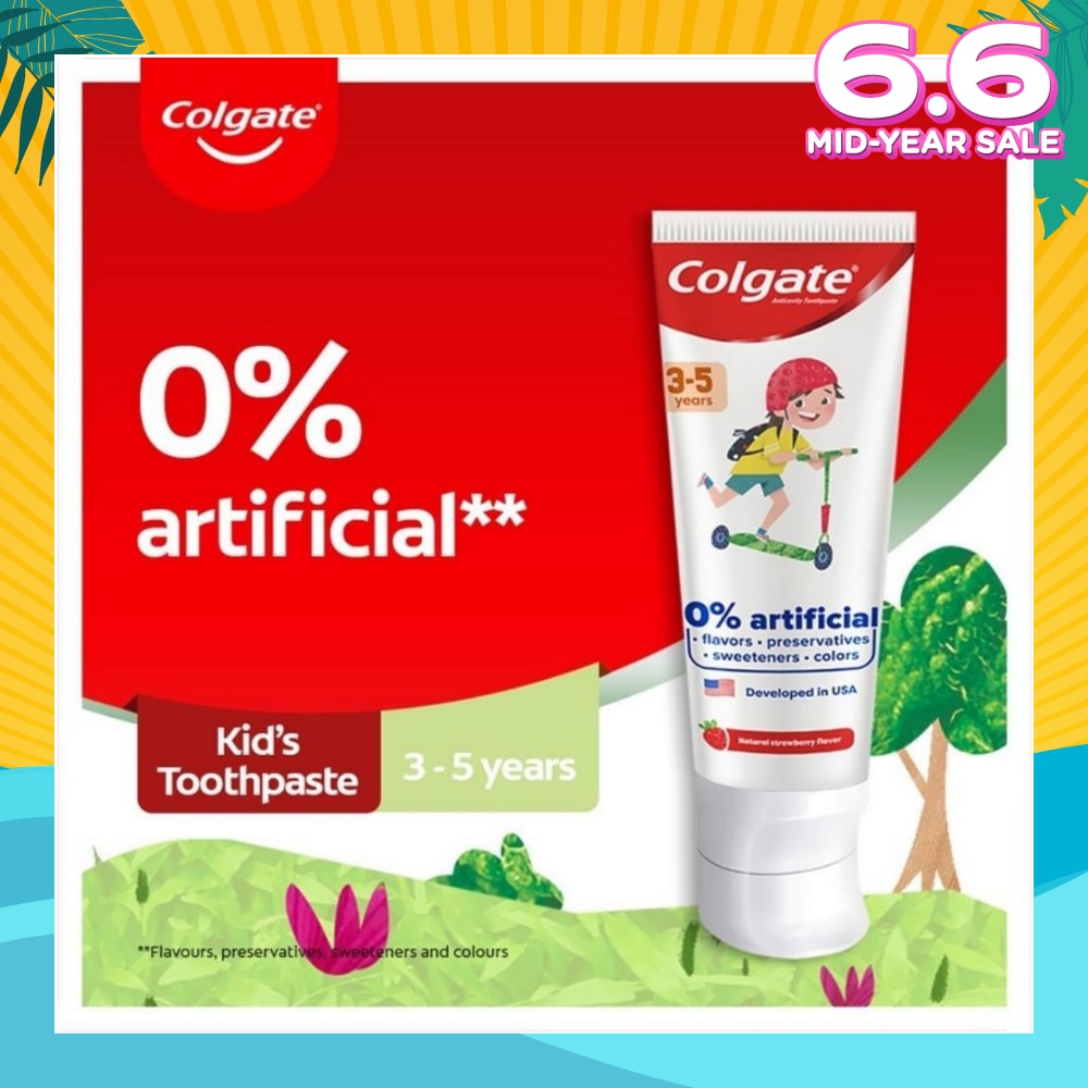Kids Floride Free Toothpaste 80g (From 3-5 Years)