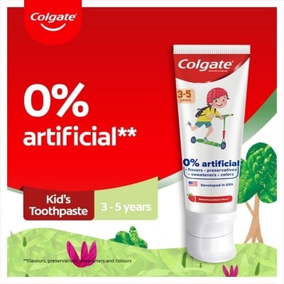 COLGATE Kids Floride Free Toothpaste 80g (From 3-5 Years)