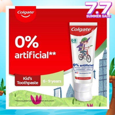 COLGATE Kids Floride Free Toothpaste 80g (From 6-9 Years)