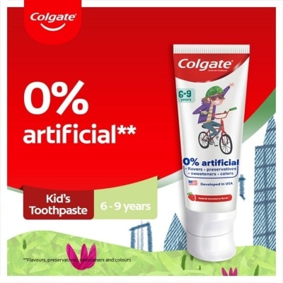 COLGATE Kids Floride Free Toothpaste 80g (From 6-9 Years)